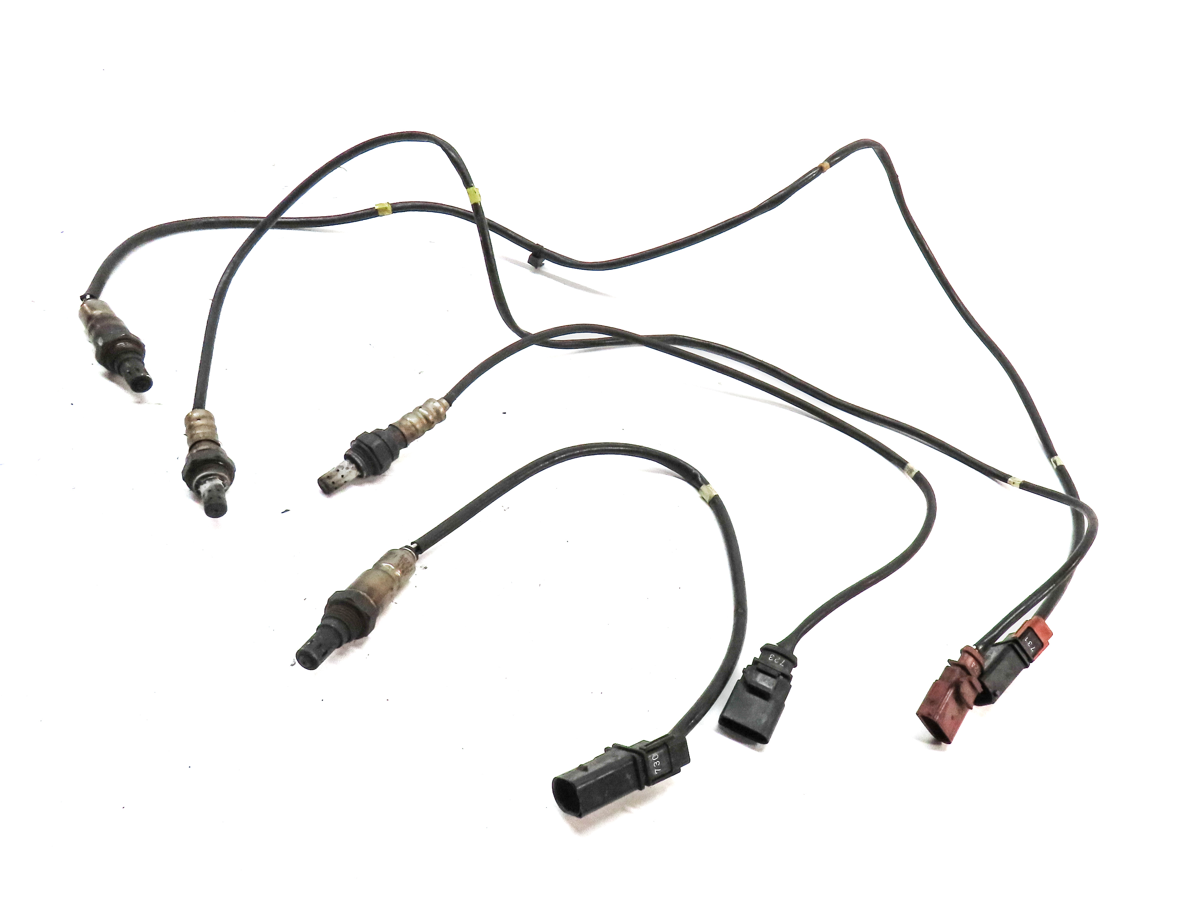 2014 AUDI Q7 (4L) 3.0L SUPER (CTWB) ENGINE OXYGEN O2 LAMBDA PROBE SENSOR SET/4 — exact item pictured